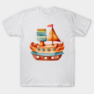 Watercolor Children Toy #4 T-Shirt